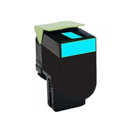 Lexmark Compatible 802H Cyan Toner Cartridge 80C2HC0